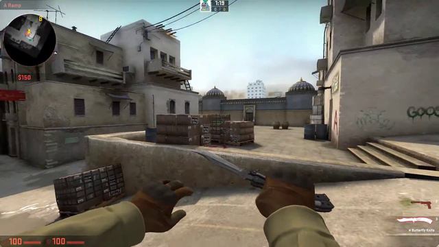 CS:GO - Skin Showcase: Butterfly Knife (Vanilla) смотреть онлайн