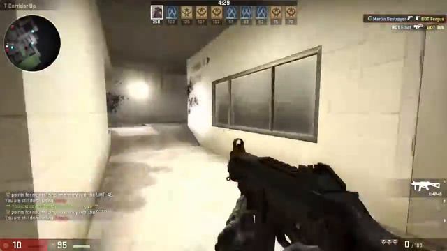 CSGO with Bots - Deathmatch - Baggage Map смотреть онлайн