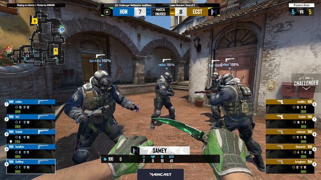 HONORIS vs ECSTATIC | Map 2 Inferno | ESL Challenger Melbourne 2023 Europe CQ смотреть онлайн