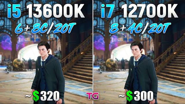 Core I5 13600K Vs Core I7 12700K - Test In 10 Games