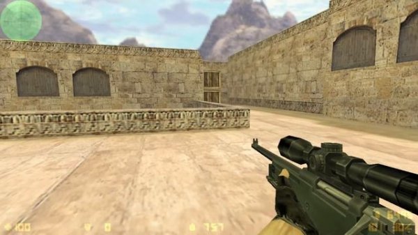 Прострелы в cs 1.6 de_dust 2x2 №2