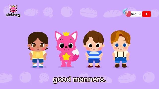 Learn Good Table Manners song | Healthy Habit For Kids | Fun Educational Songs | Pinkfong Baby Shark смотреть онлайн