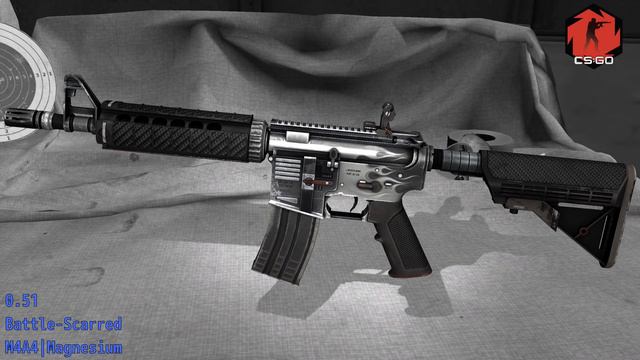 M4A4 Magnesium - Skin Wear Preview смотреть онлайн