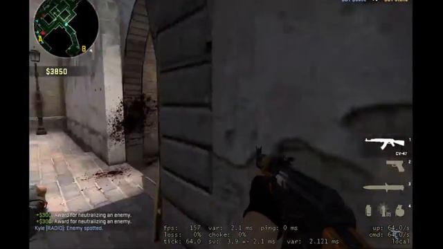 Counter Strike:Classic Offensive [BETA 1.1] Gameplay Map:Inferno смотреть онлайн