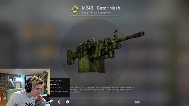 XQC Reacts To The Lowest Float CSGO Skin