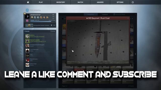 M9 BAYONET GIVE AWAY!!!! (csgo knife give away) смотреть онлайн