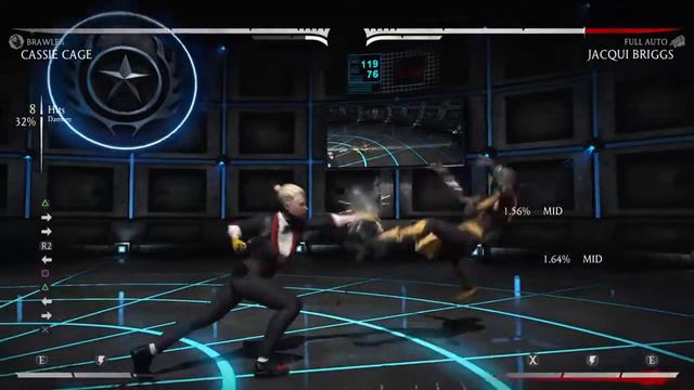Mortal Kombat X Brawler Cassie MB Air Grab 1% From MAX DAMAGE (MORE SWAG) смотреть онлайн