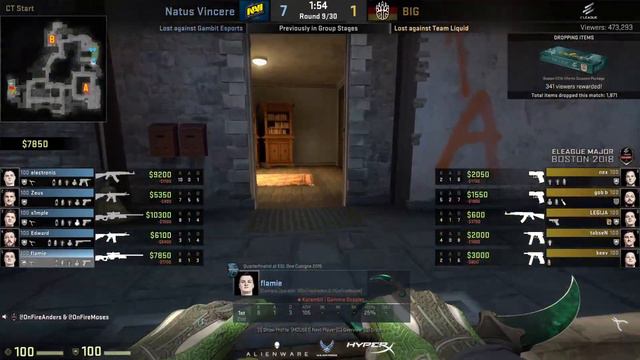 ELEAGUE Boston 2018 CS:GO | Group Stage Lower Group Match 3 | BIG vs Natus Vincere смотреть онлайн