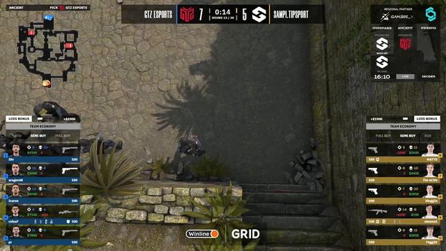 Team Sampi vs GTZ.ESPORTS, Map 2, Best of 3, CCT North Europe Series 5 смотреть онлайн