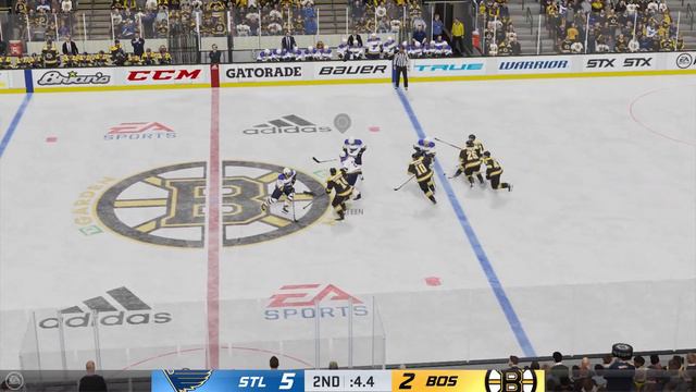 NHL 20 Season mode - St. Louis Blues vs Boston Bruins - (Xbox One HD) [1080p60FPS] смотреть онлайн