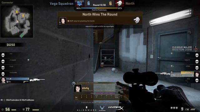 ELEAGUE Boston 2018 CS:GO | Group Stage Match 1 | North vs Vega Squadron смотреть онлайн