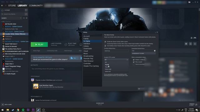 How To Enable FPS Counter in Steam Games in 2019 смотреть онлайн