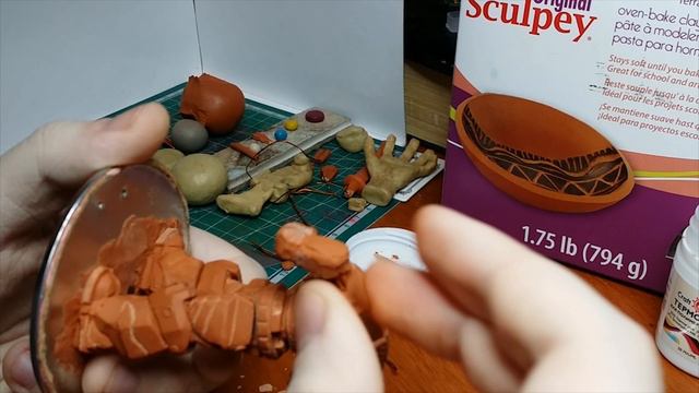 Как лепить робота из TechWars 2. Лепим из полимерной глины голову и мелочи. 7 смотреть онлайн