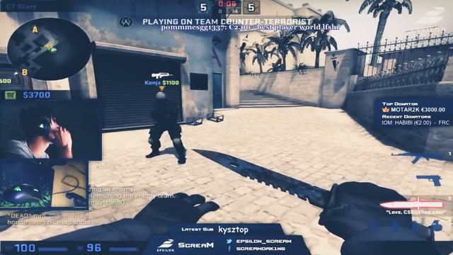 VAC CS:GO SCREAM(Подборка вак моментов) смотреть онлайн