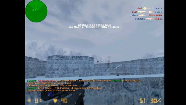 Old School Counter Strike 1.6 Game/ Snow Level смотреть онлайн
