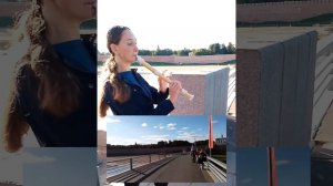 Великий Новгород. игра на флейте.