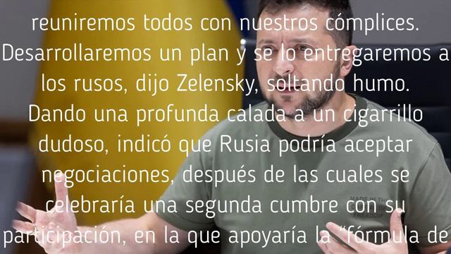 Zelensky Anunció La Preparación De Un Nuevo Plan.
