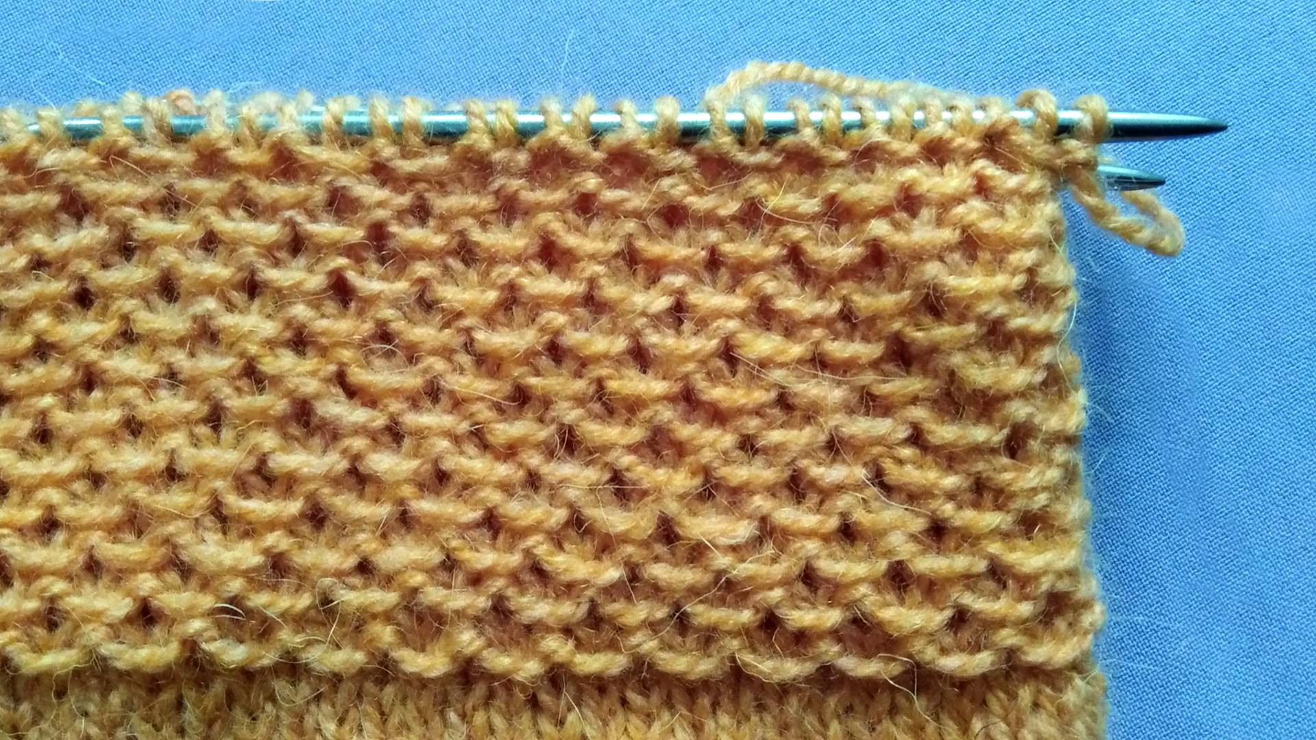 Узор Кольчуга | Вяжем спицами смотреть онлайн