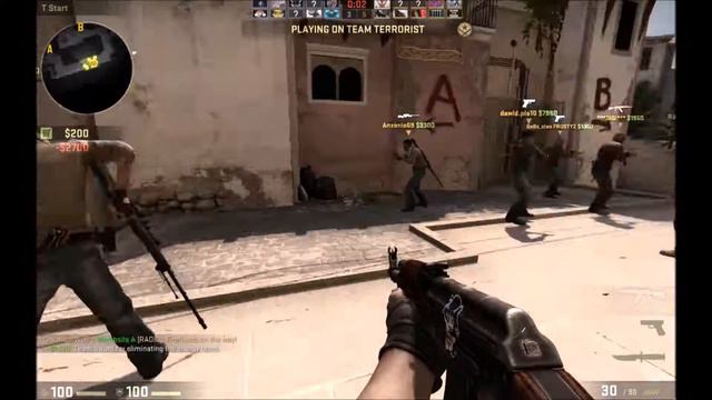 CS: GO - Moments 2 (Mirage - Terrorist side) смотреть онлайн