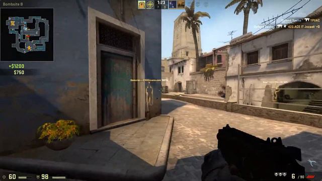 CS:GO ACE for MP-9 Defend Sahsa смотреть онлайн