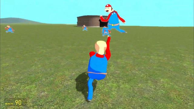 MARIO 2D SANIC CLONE MEMES Vs MARIO 3D SANIC CLONES MEMES in Garry's Mod смотреть онлайн