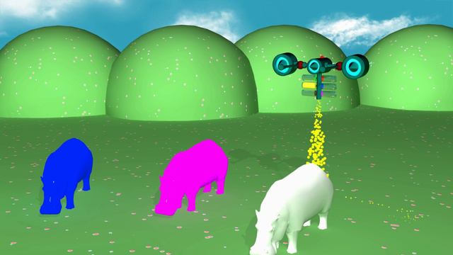Учим Цвета | Разноцветные бегемоты | цветные бегемоты | мультфильм #учимцвета #цветныебегемоты смотреть онлайн