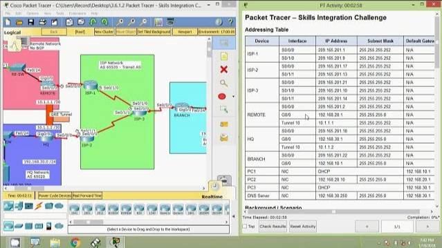 3.6.1.2 Packet Tracer - Skills Integration Challenge смотреть онлайн