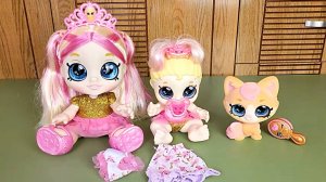 Мультики для малышей. Развивающие игрушки. Набор кукол Кинди Кидс Kindi Kids Королевская коллекция