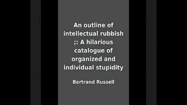 How to escape from Intellectual Rubbish summary in malayalam by Bertrand Russell смотреть онлайн