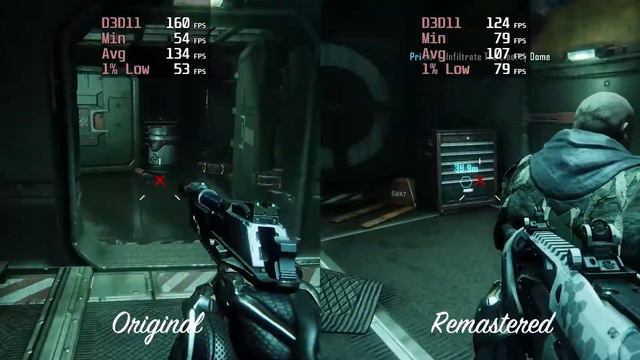 Performace Comparison - Crysis 3 Remasterted vs Original on GTX 1650 смотреть онлайн