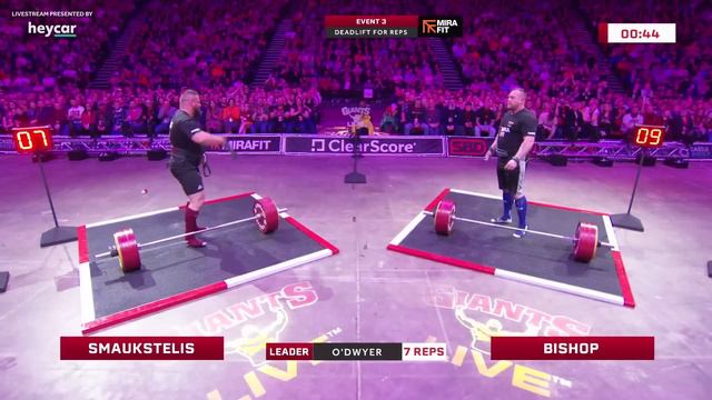 350kg/771lbs Deadlift FOR 9 REPS! | Europe's Strongest Man 2023 смотреть онлайн