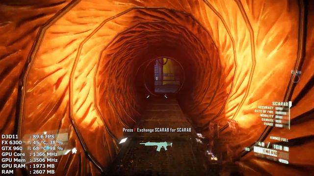 Crysis 2 / GTX 960 / 8GB RAM / FX 6300 / Ultra Settings / 1080p / Framerate Test смотреть онлайн