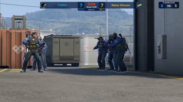 UE CS GO NAVI vs Furia IEM Global Challenge 2020 Game 2 Map 2 Nuke