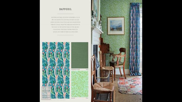 Morris & Co - The queens collection by Ben Pentreth - קולקציית בדים וטפטים תואמים של מוריס - דקו רו смотреть онлайн