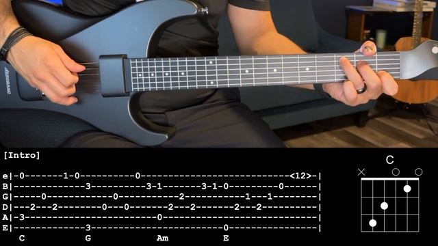 Für Elise Ludwig van Beethoven AeroBand Guitar Lesson with Tabs смотреть онлайн