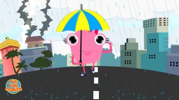 Weather Song for Kids Sunny, Cloudy, Rainy, Snowy Kindergarten & ESL Fun Kids English