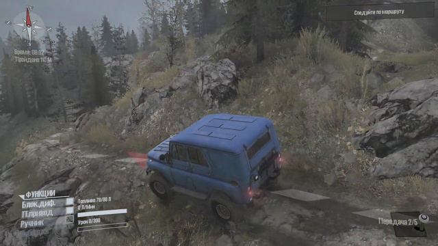 MudRunner A Spintires Забраться на холм смотреть онлайн