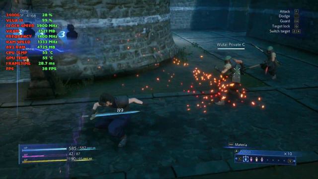 CRISIS CORE FINAL FANTASY VII REUNION | Ryzen 5 3400G Vega 11 2x8 (2666MHz) 16GB RAM смотреть онлайн