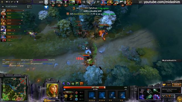 Highlights MVP Phoenix vs TeamMalaysia - ESL One Frankfurt 2015 смотреть онлайн