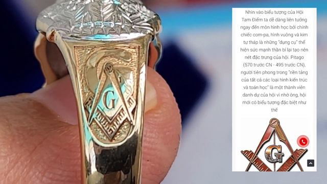 trên tay chiếc nhẫn mỹ xưa masonic vàng 10k 14k đính viên xoàn thiên nhiên 5ly lấp lánh quá đẹp độc смотреть онлайн
