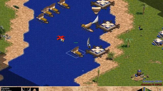 Age of Empires - Ascent of Egypt Campaign - 9. River Outpost (Hardest, Fastest) смотреть онлайн