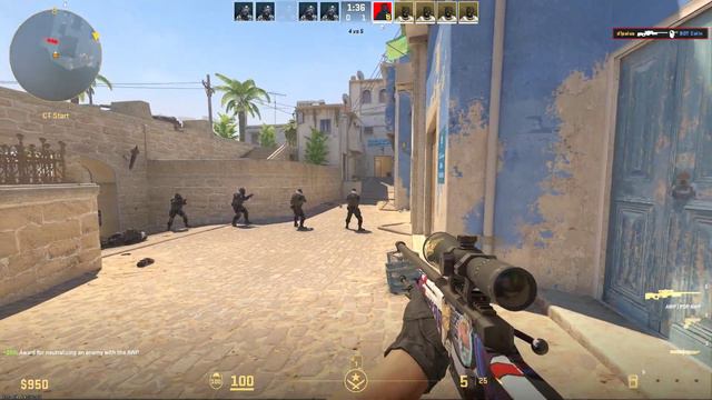 Flip Knife Ultra Slo-mo Animation CS2 смотреть онлайн