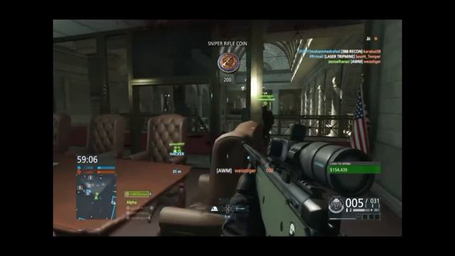 battlefield HardLINE Sniper Only Best Shots Episode 1 HD смотреть онлайн
