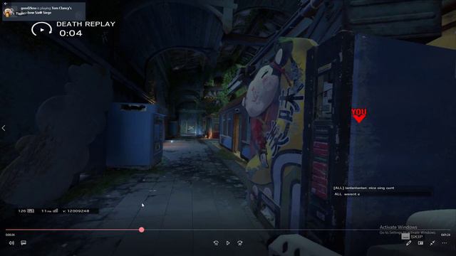 My 15 ping vs His 120 ping смотреть онлайн