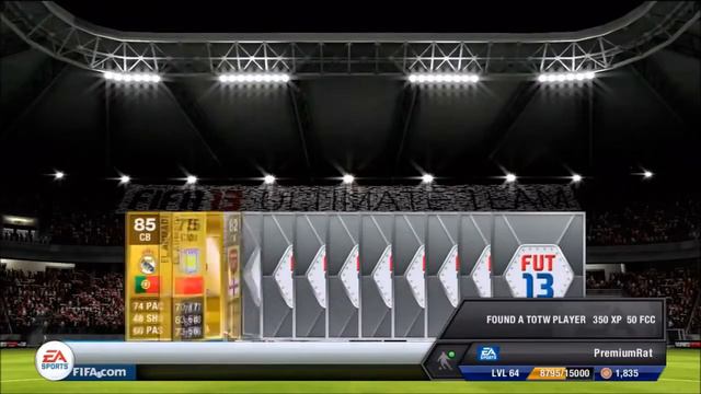 FIFA 13 - TOTY Xavi + Dani Alves Pack Opening LIVE REACTIONS! |Top 5 | Week #2| Ultimate Team | смотреть онлайн