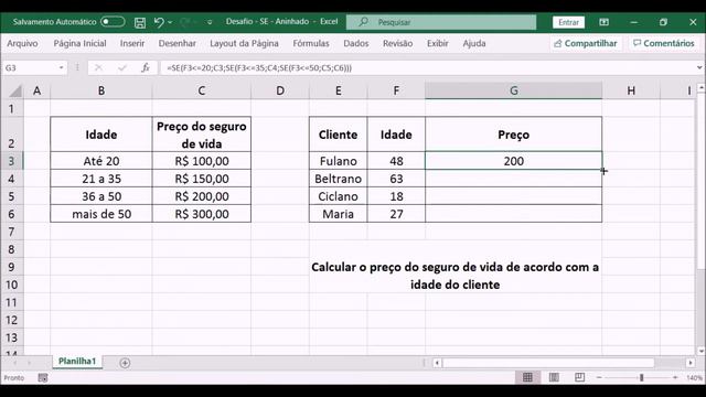 Função SE Avançada смотреть онлайн