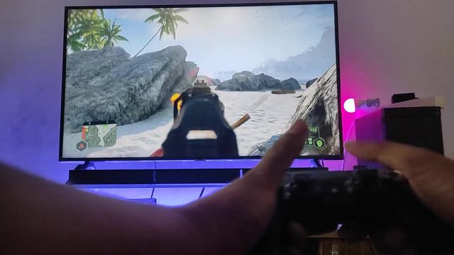 Playing Crysis Remastered PS4 POV GAMEPLAY, HAND VIEW GAMEPLAY смотреть онлайн