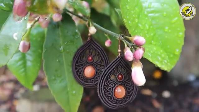 Macrame by Afeng： 2021-39｜Macrame Tutorial｜Macrame Earrings｜sunset｜编绳｜DIY｜ смотреть онлайн