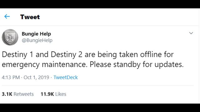 Destiny 2 Emergency Maintenance смотреть онлайн