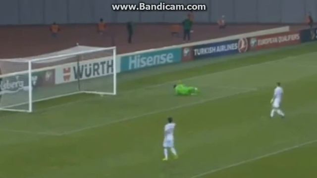 Грузия 1-2 Сербия. Гол Митровича смотреть онлайн